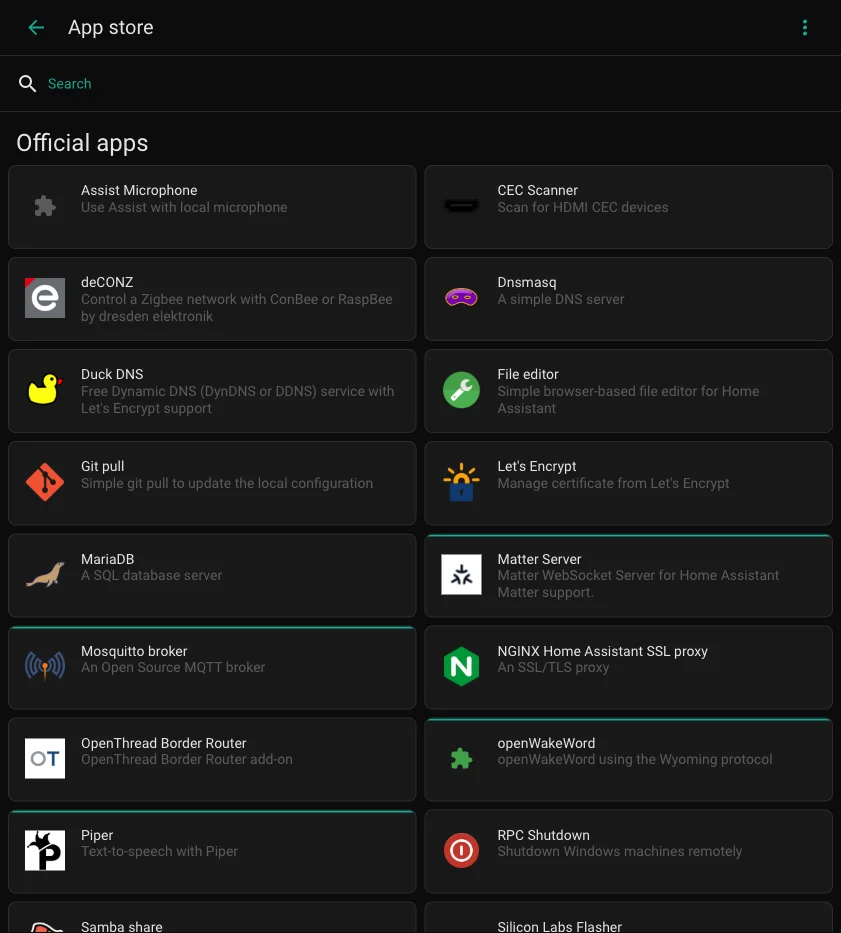 App Store showing the three-dot menu icon in the top-right corner